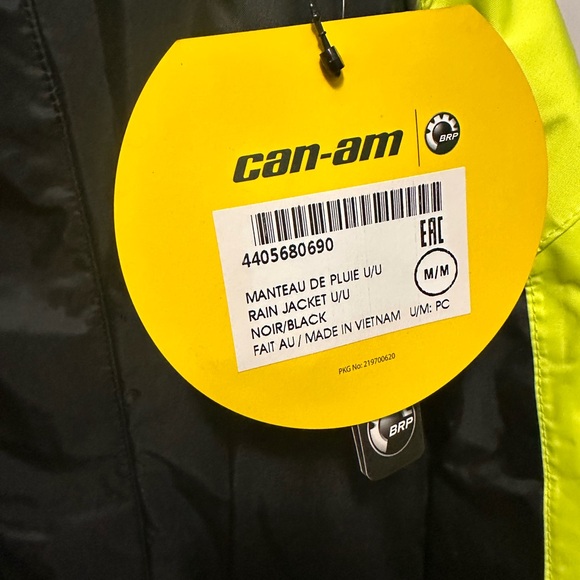 NWT BRP/CanAm Rain Jacket Unisex - Picture 4 of 6